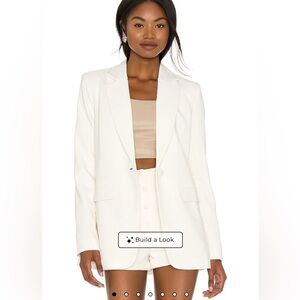 Camila Coelho Arielle Blazer in Ivory // Size Medium